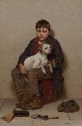 John George Brown True Friends oil painting reproduction